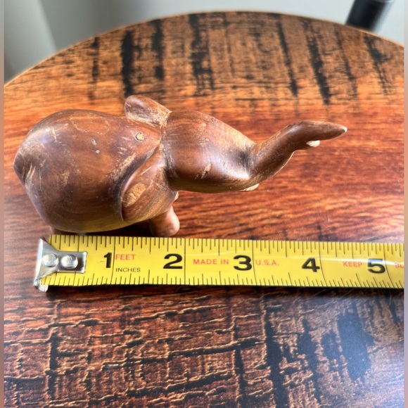 Wooden Elephant Figurine - Picture 10 of 11